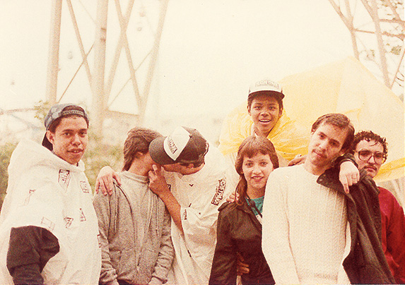 Jonathan Luna and friends at Hersheypark