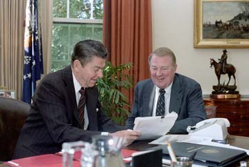 Ronald Reagan and Ed Meese